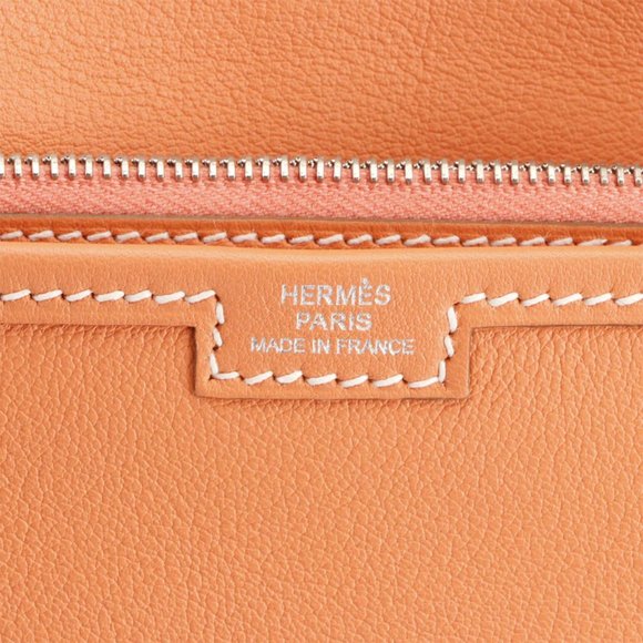 SOLD - Hermès Jige Duo Wallet Clutch in Swift Leather - Picture 5 of 7
